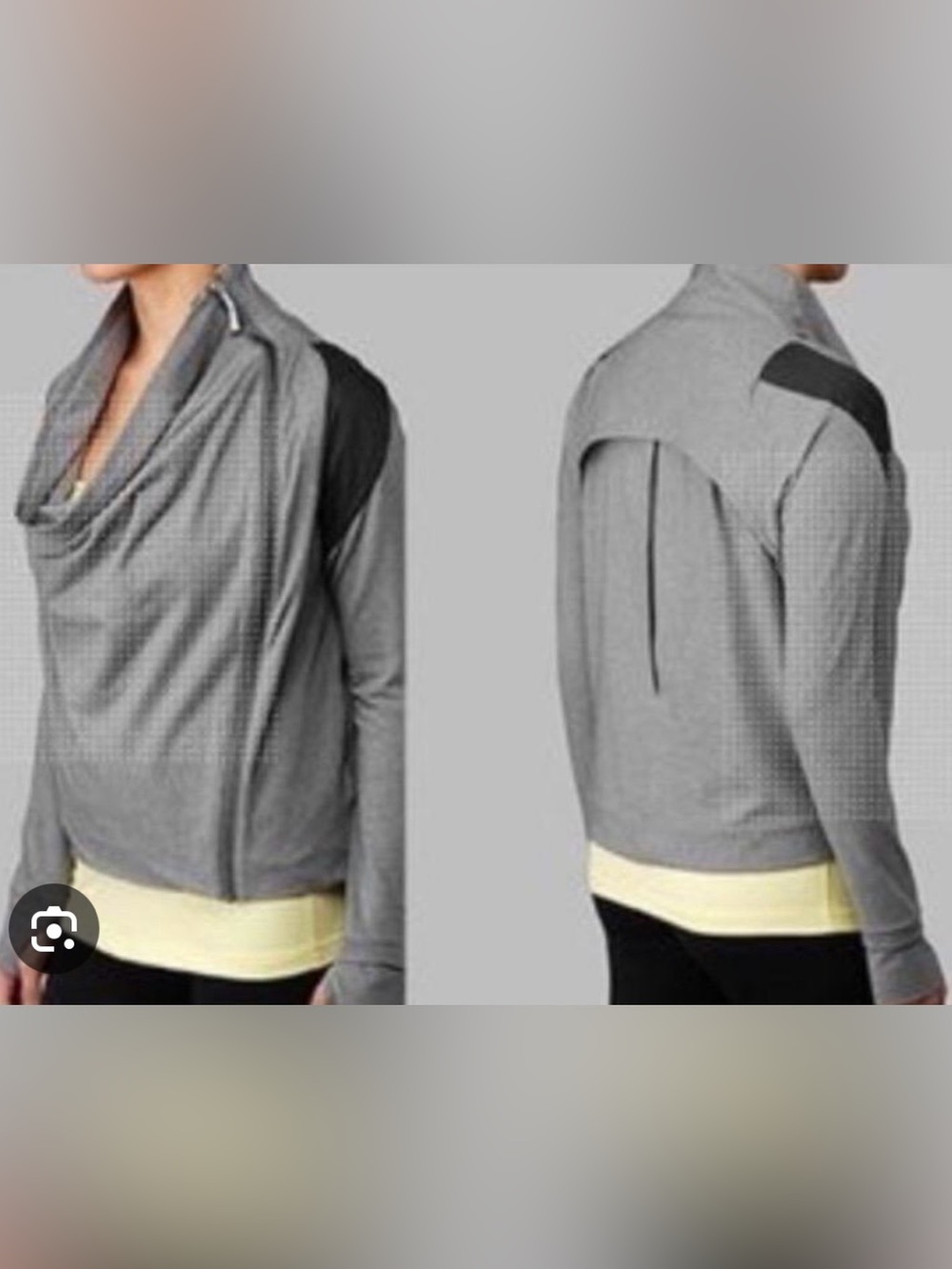 Lululemon Sway Jacket with cowl neck